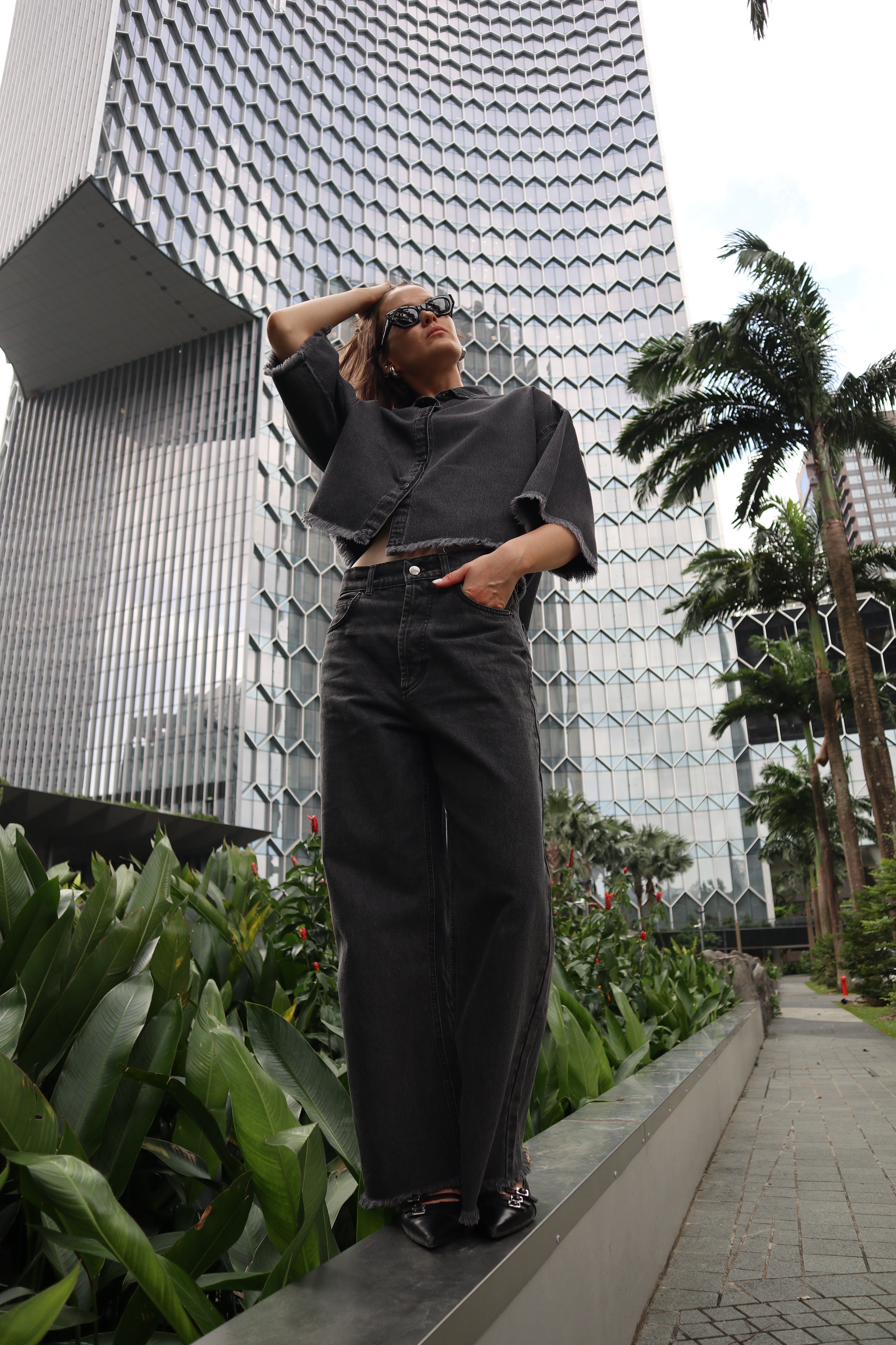 KOSZULA SEOUL washed graphite