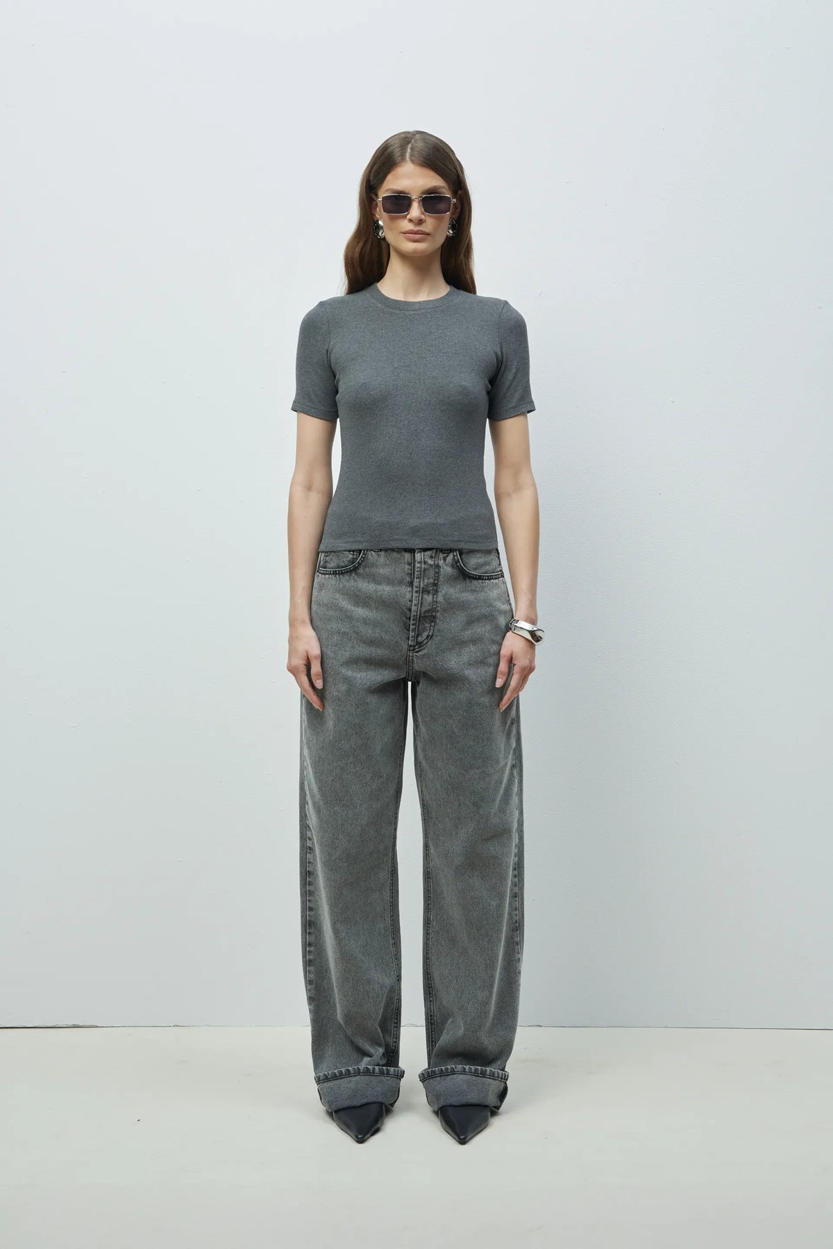 KOSZULKA MELBOURNE dark grey