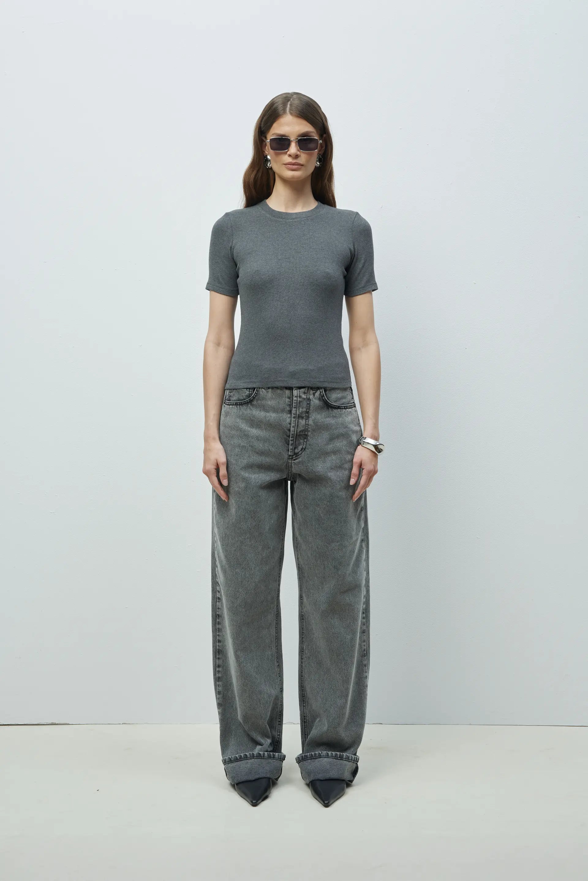 KOSZULKA MELBOURNE dark grey