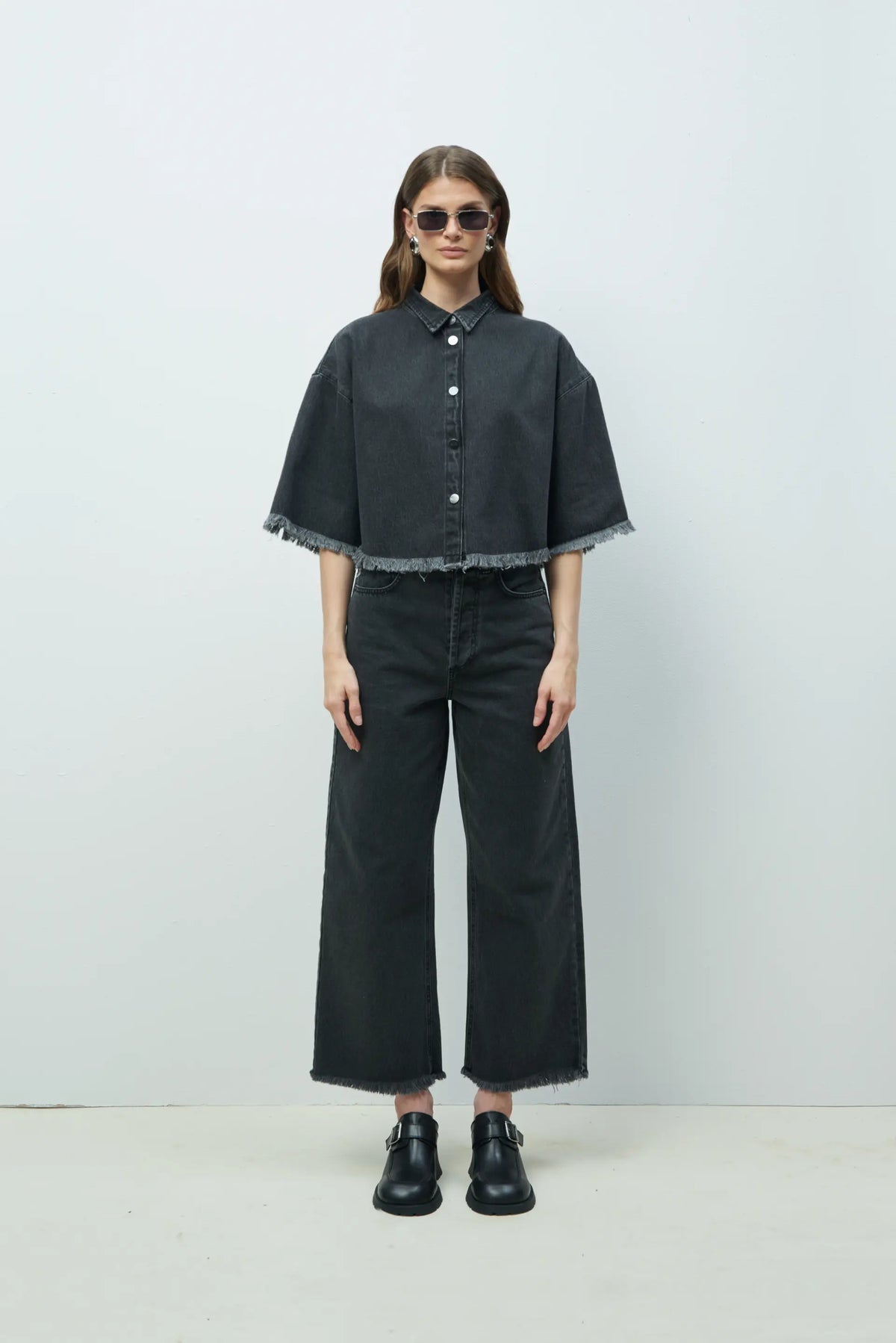 KOSZULA SEOUL washed graphite
