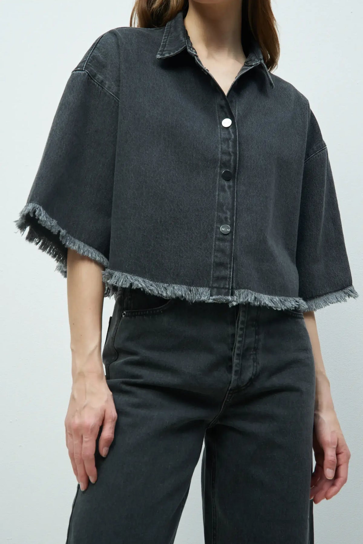 KOSZULA SEOUL washed graphite